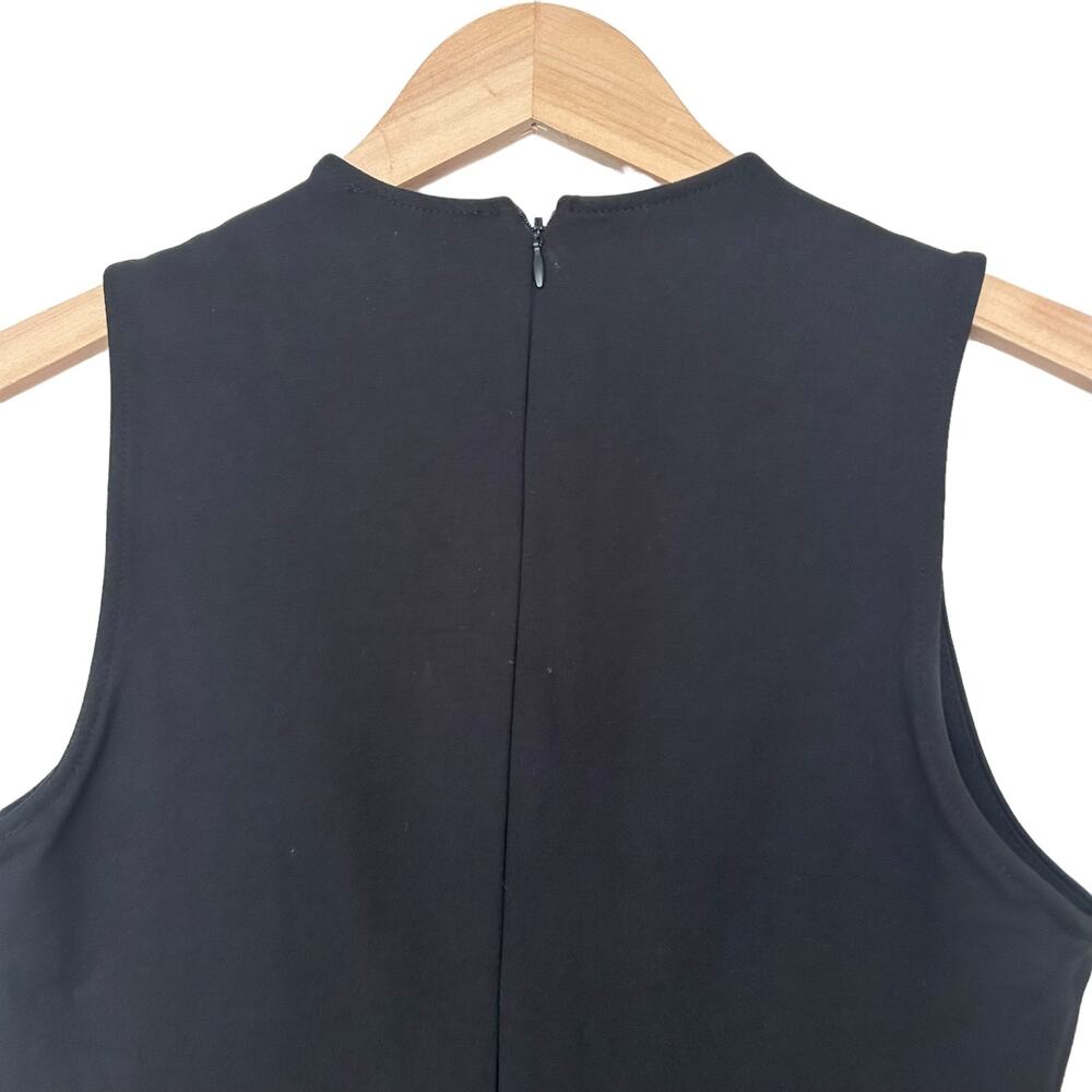 Lulus Black Surplice Sleeveless Mini Dress Sz S - Picture 6 of 7